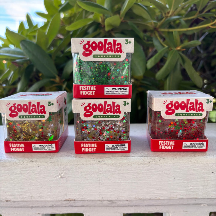 Goolala Holiday Festive Cube Squishy Goolala Holiday Festive Cube Squishy | Stocking Stuffer Kids