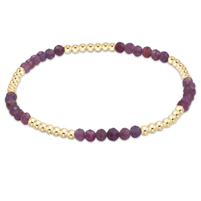 Enewton Blissful 2.5mm Bead Bracelet - Ruby