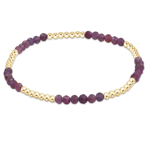 Enewton Blissful 2.5mm Bead Bracelet - Ruby