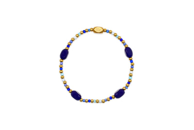 Isla All Around Multi Mediterranean Cobalt Gold Bracelet