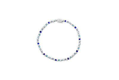 Isla All Around Multi Bella Blues Silver Bracelet