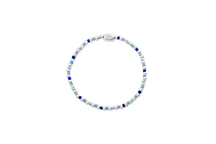 Isla All Around Multi Bella Blues Silver Bracelet
