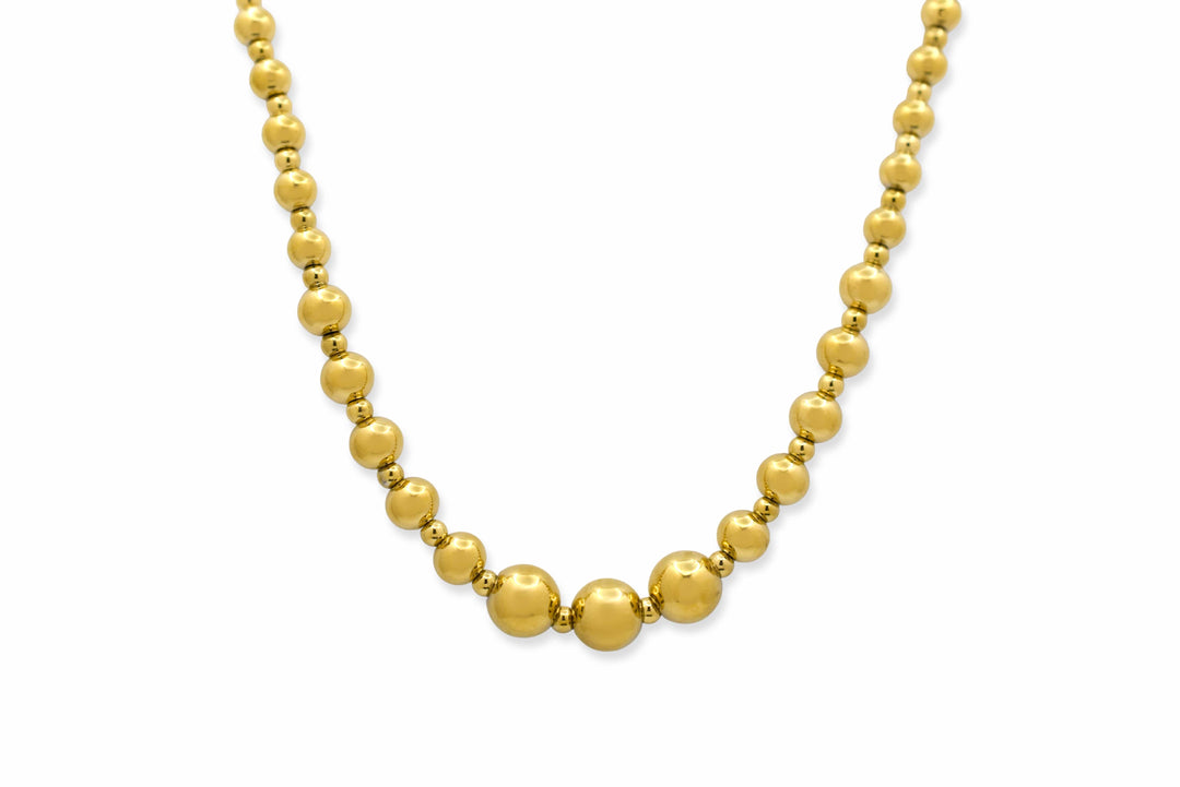Isla Waterproof Graduated Bubble Necklace