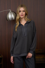 Cozy Core Waffle Half Zip