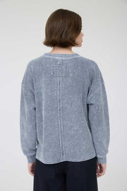 Cozy Pocket Rib Knit Top