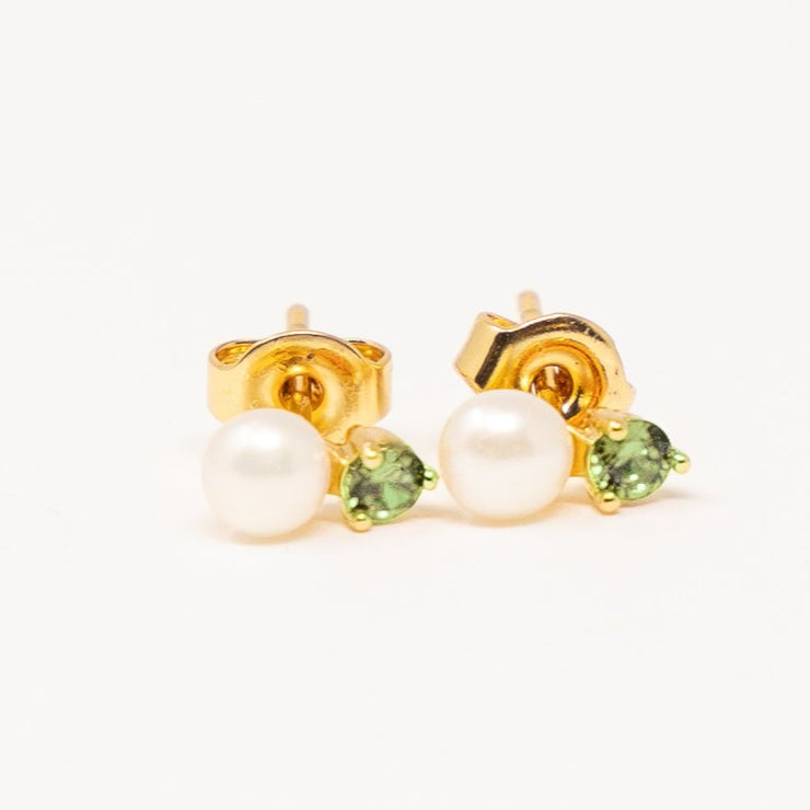 Birthday Pearl Stud Earrings