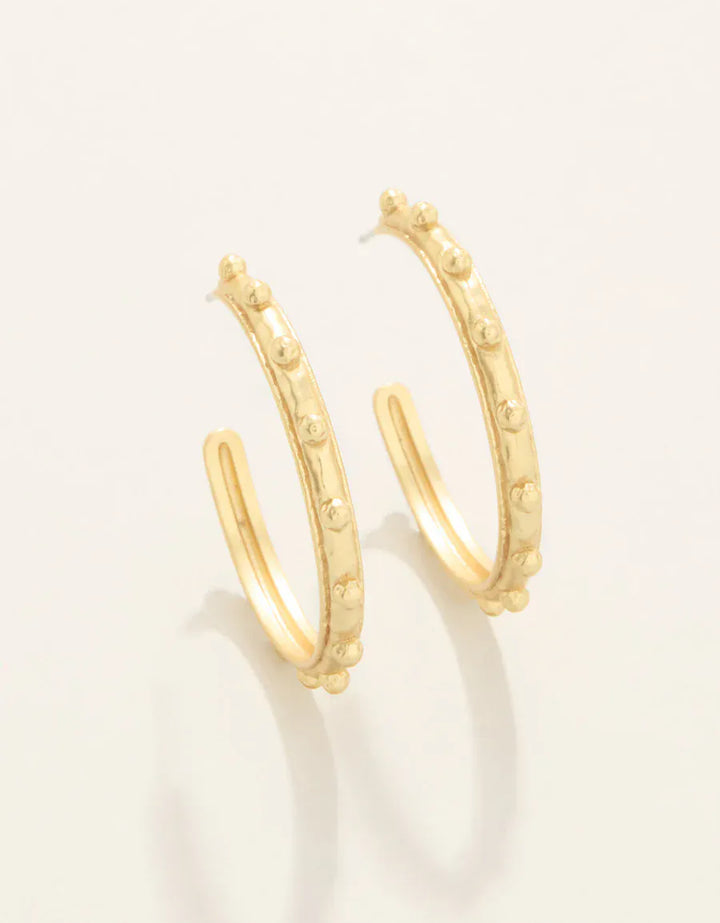 Spartina 449 Mercer House Skinny Hoop Earrings