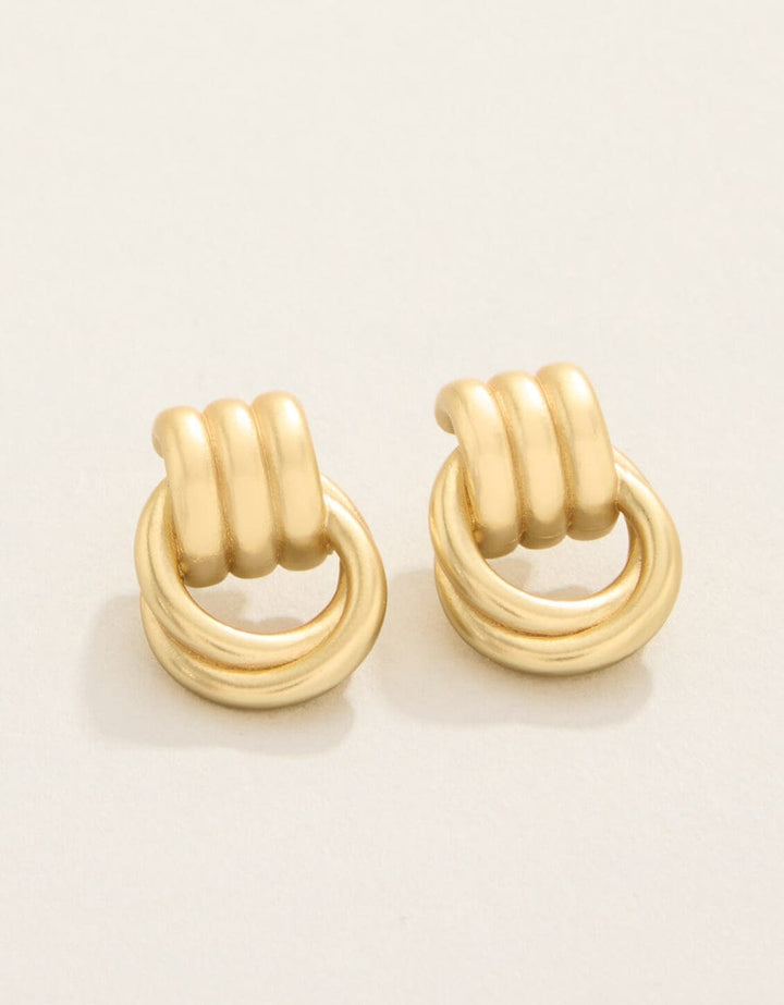 Spartina 449 Francis Gold Stud Earrings Spartina 449 Francis Gold Stud Earrings | Chunky Knot Stud Earrings