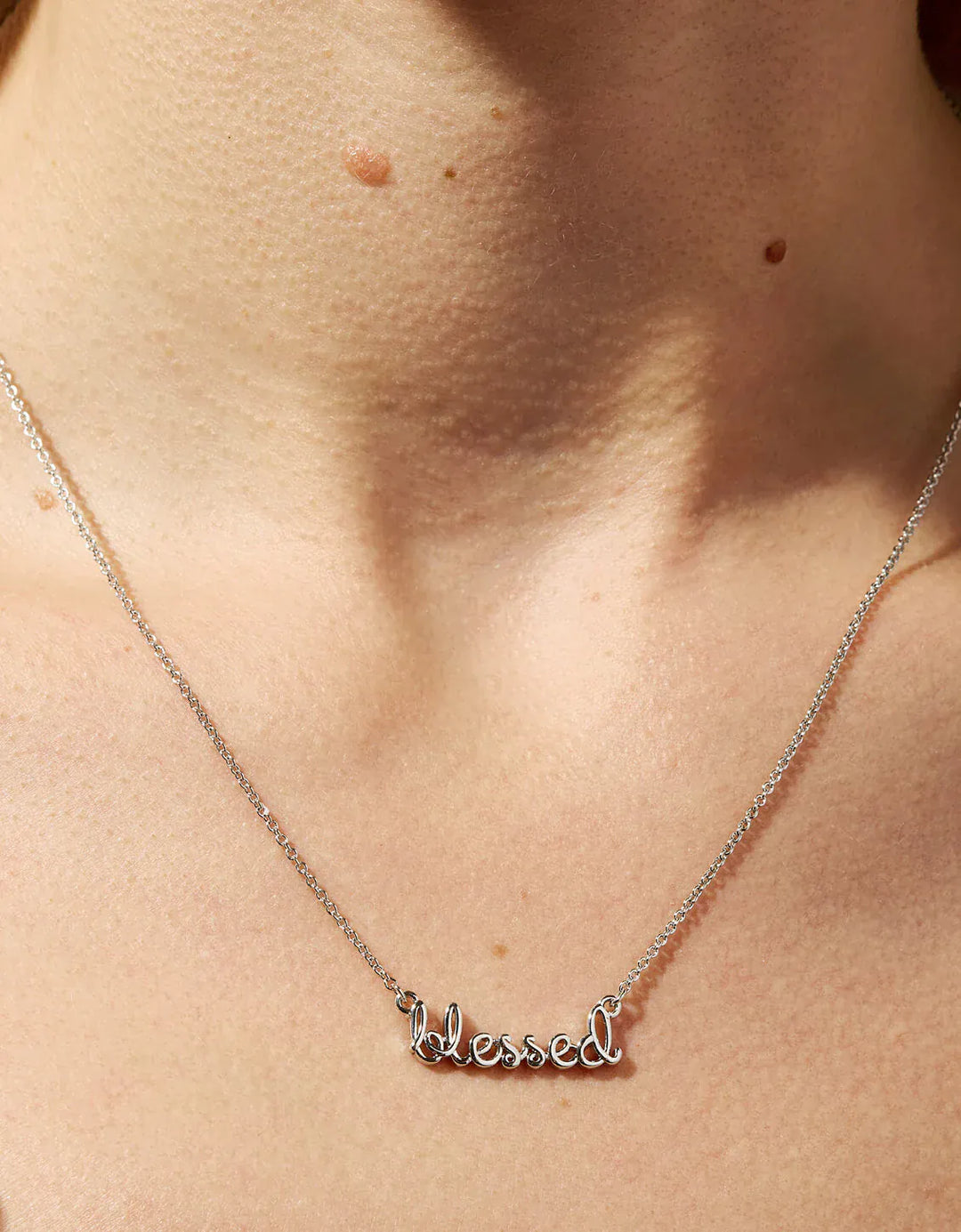 Spartina 449 Sea La Vie Blessed Script Necklace