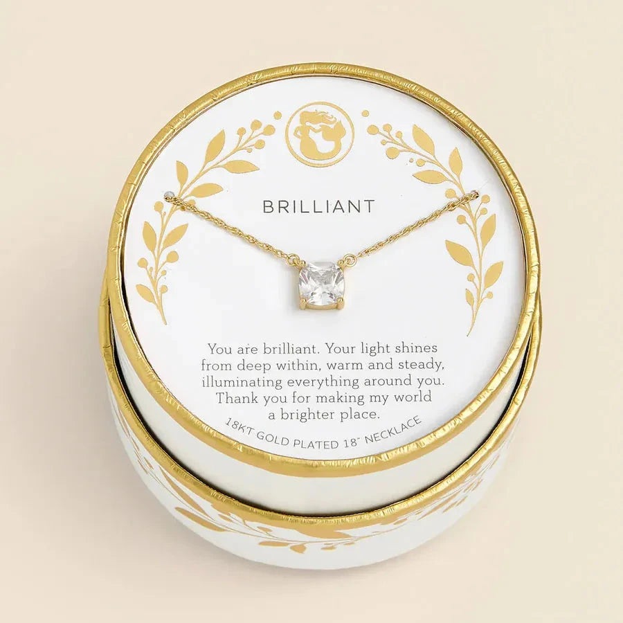 Spartina 449 Sea La Vie Shine Brilliant Cushion Necklace