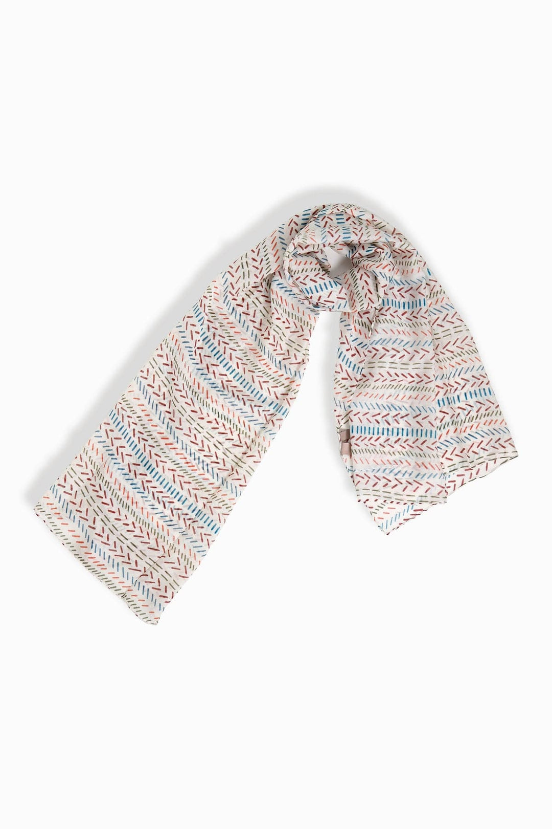 Geometric Print Scarf – Lightweight Soft Wrap
