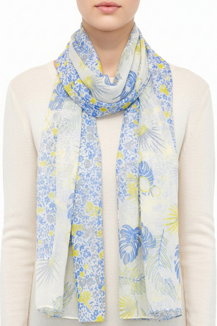 Cornflower Reversible Scarf – Lightweight Soft Wrap