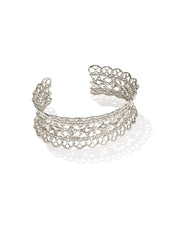 Kendra Scott Krista Lace Cuff Bracelet in Silver