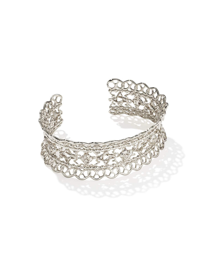 Kendra Scott Krista Lace Cuff Bracelet in Silver