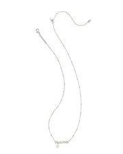 Kendra Scott Mama Crystal Necklace in Silver