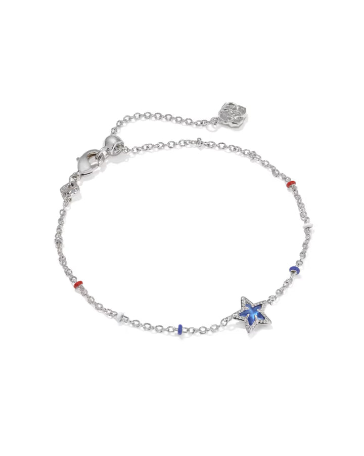 Kendra Scott Mini Cassidy Silver Chain Bracelet