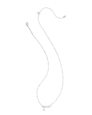 Kendra Scott Mom Crystal Necklace in Silver