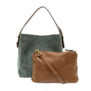 Vegan Suede Northeast Hobo Bag