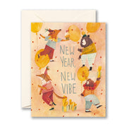 New Year, New Vibe Birthday Card