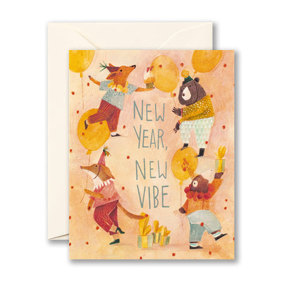 New Year, New Vibe Birthday Card