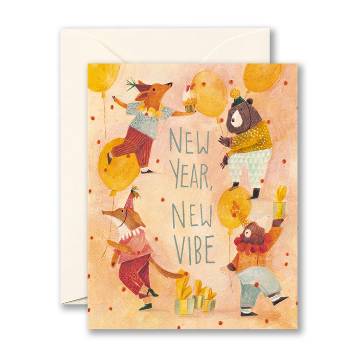 New Year, New Vibe Birthday Card