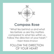 Lola Compass Pendant - Oxy