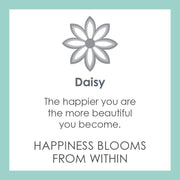 Lola Daisy Pendant - Silver & Pink