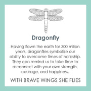 Lola Dragonfly Pendant - Lavender