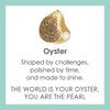 Lola Oyster Pendant - Seafoam / Small