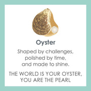 Lola Oyster Pendant - Periwinkle