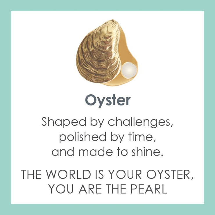 Lola Oyster Pendant - Periwinkle
