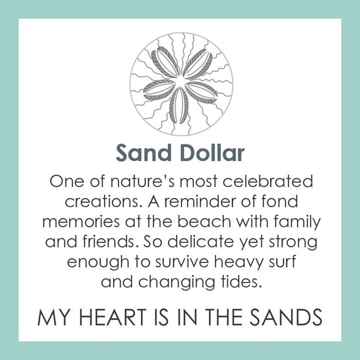 Lola Sand Dollar Pendant - Periwinkle