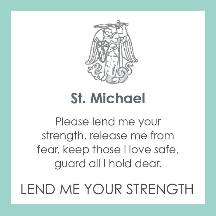 Lola St. Michael Pendant - Gold Center