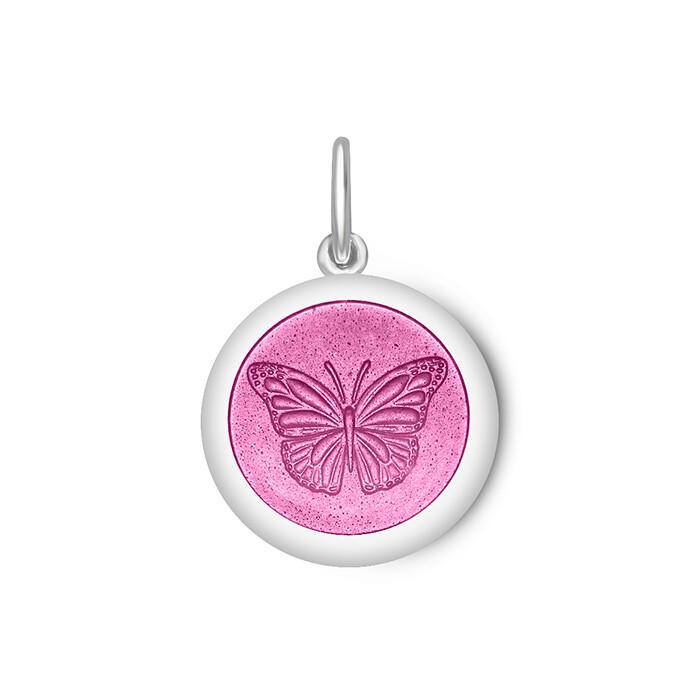 Lola Butterfly Pendant - Vintage Pink