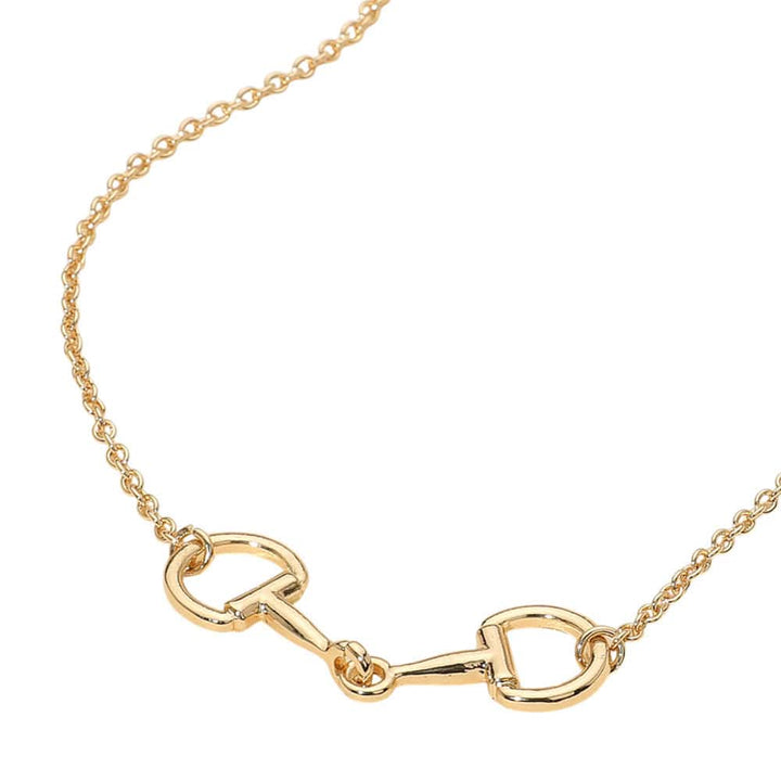 Horsebit Pendant Necklace