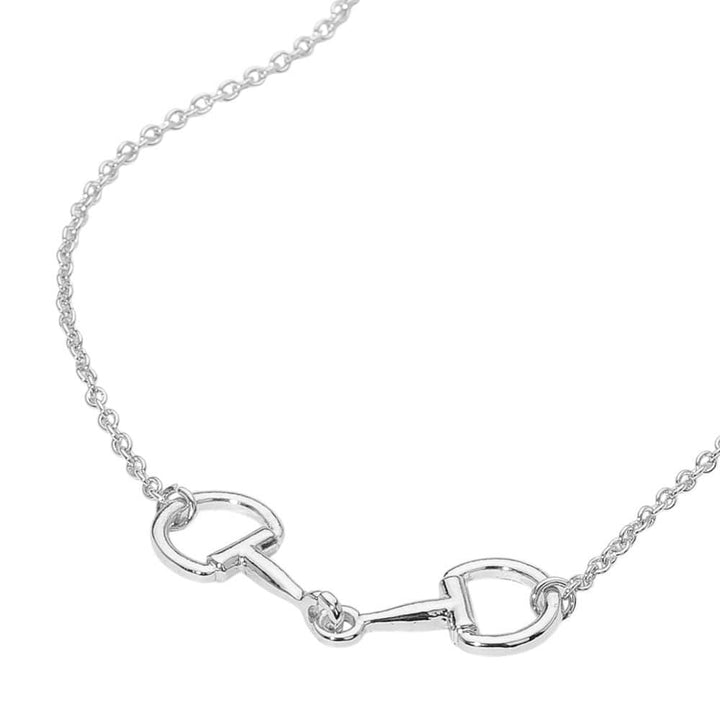 Horsebit Pendant Necklace