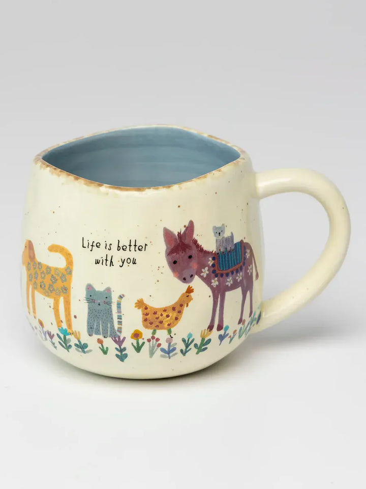 Artisan Mug - Life is Better With You Life Is Better With You Ceramic Artisan Mug, 16 oz Home