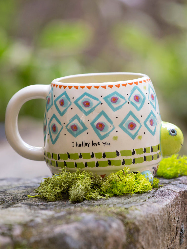 Natural Life Folk Turtle Mug
