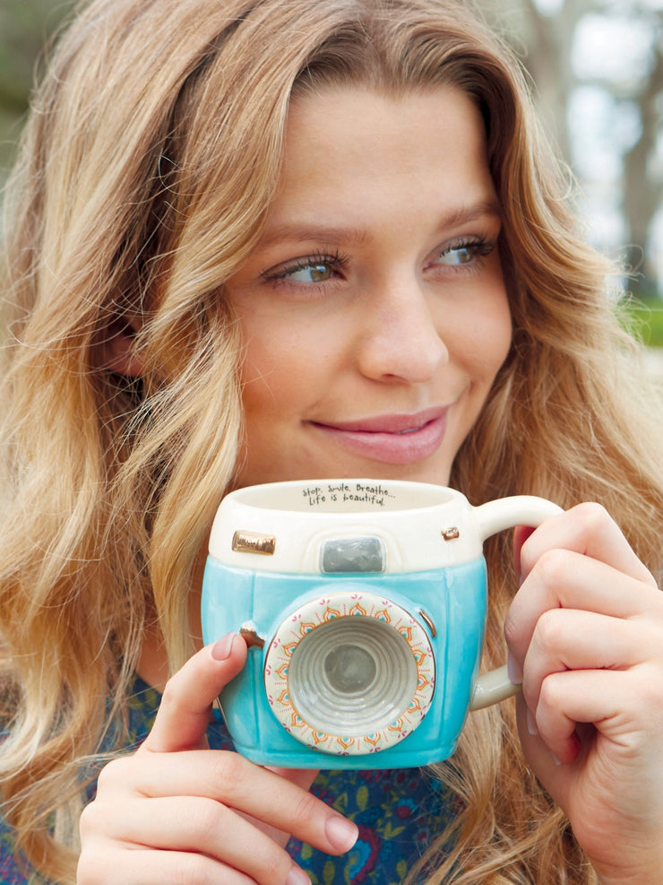 Natural Life Camera Folk Mug
