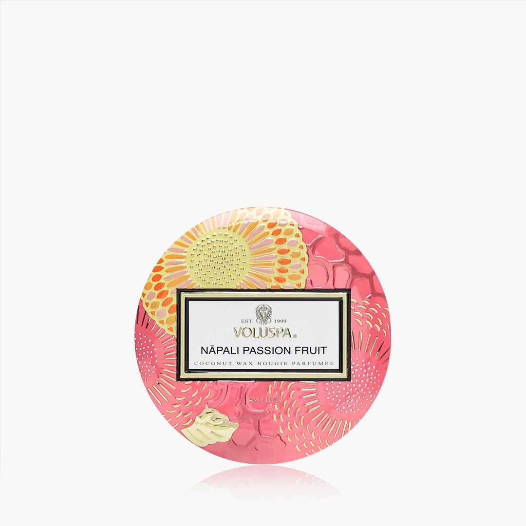 Voluspa Napali Passion Fruit Mini Tin Candle
