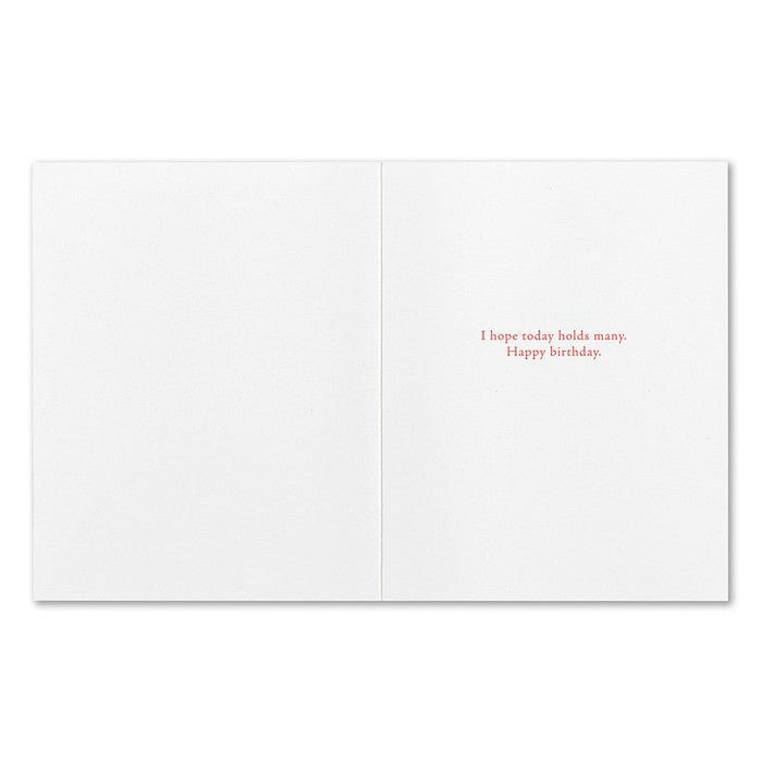 Each Day Holds a Surprise Birthday Card