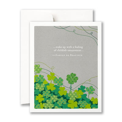 Wake Up With A Feeling Birthday Card