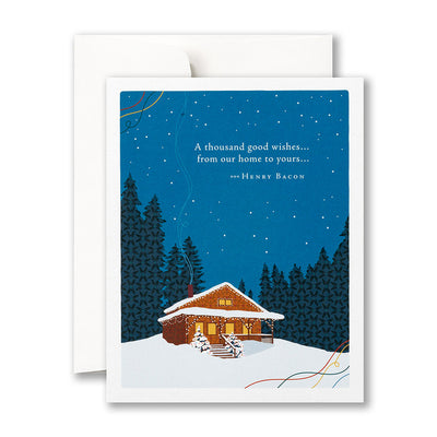 A Thousand Good Wishes Holiday Card