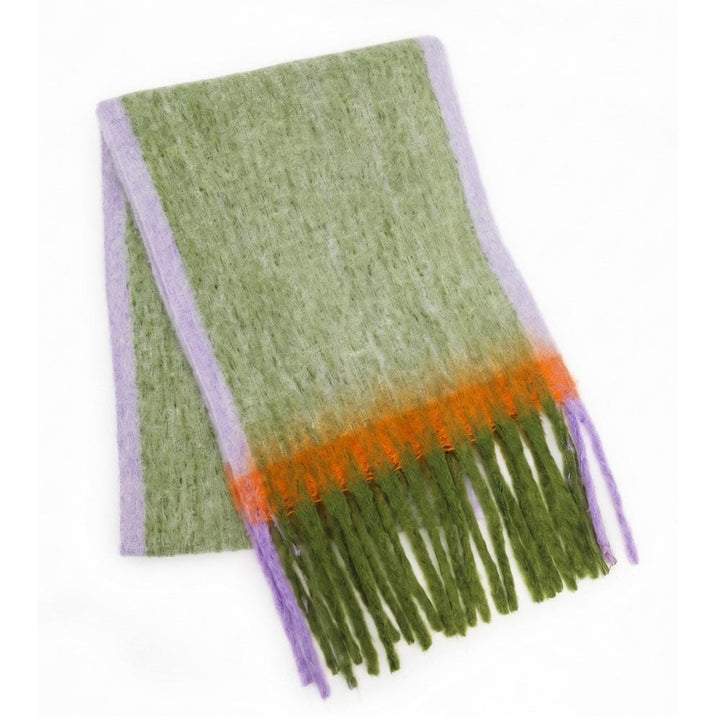 Cozy Contrast Brushed Scarf Cozy Contrast Brushed Scarf Scarves
