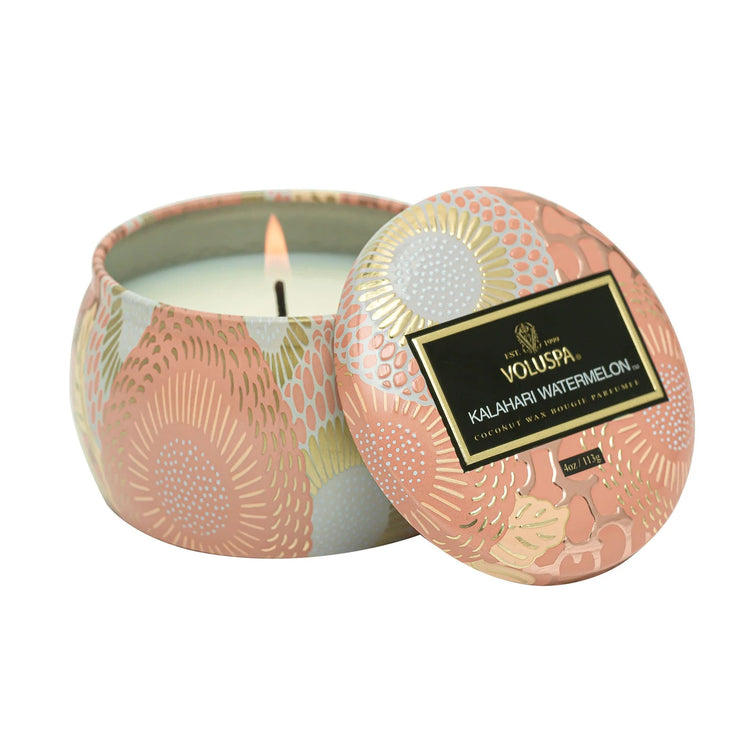 Voluspa Kalahari Watermelon Mini Tin Candle