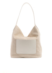 Haute Shore Sandy Beige Raffia Shoulder Bag