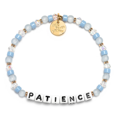 Little Words Project Patience Bracelet White/Gold