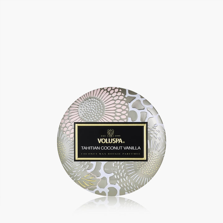 Voluspa Tahitian Vanilla Mini Tin Candle