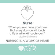 Lola Nurse Pendant - Alpine White
