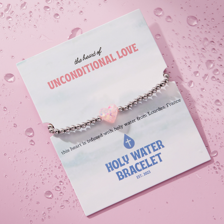 Holy Water Heart Bracelet